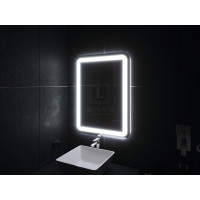 Зеркало с подсветкой для ванной комнаты Вияна 50х70 см